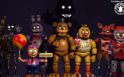 FNAF ALL CHARACTERS *2020 UPDATE*