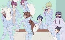Danganronpa Character's at Sleepovers