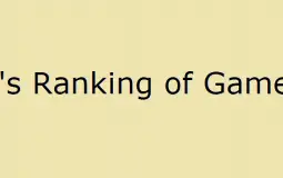 Champoo's 2022 Ranking of Games