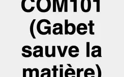 Matières 1A Télécom
