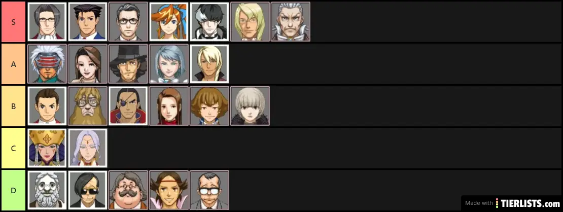Ace Attorney Lawyers/Prosecutors