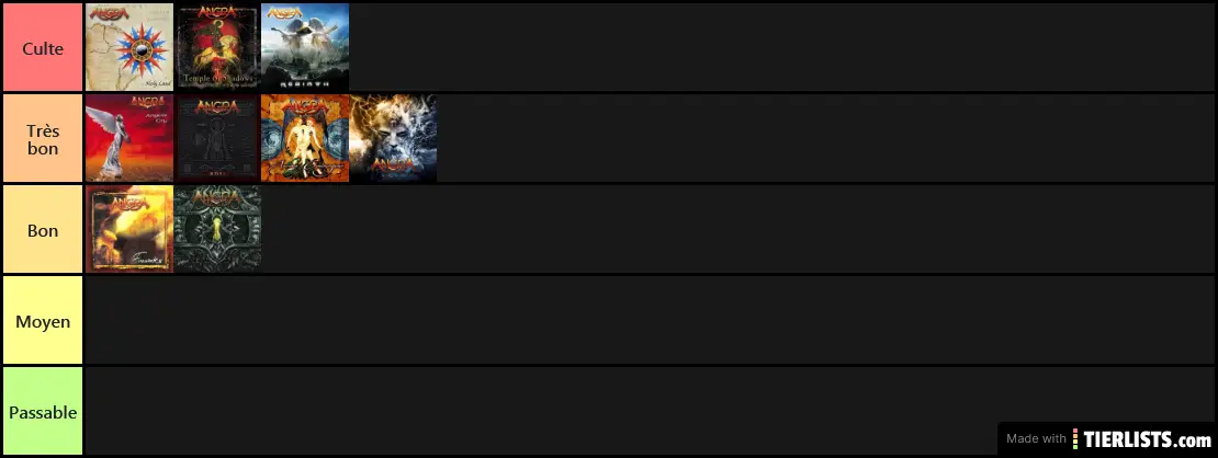 Albums d'Angra