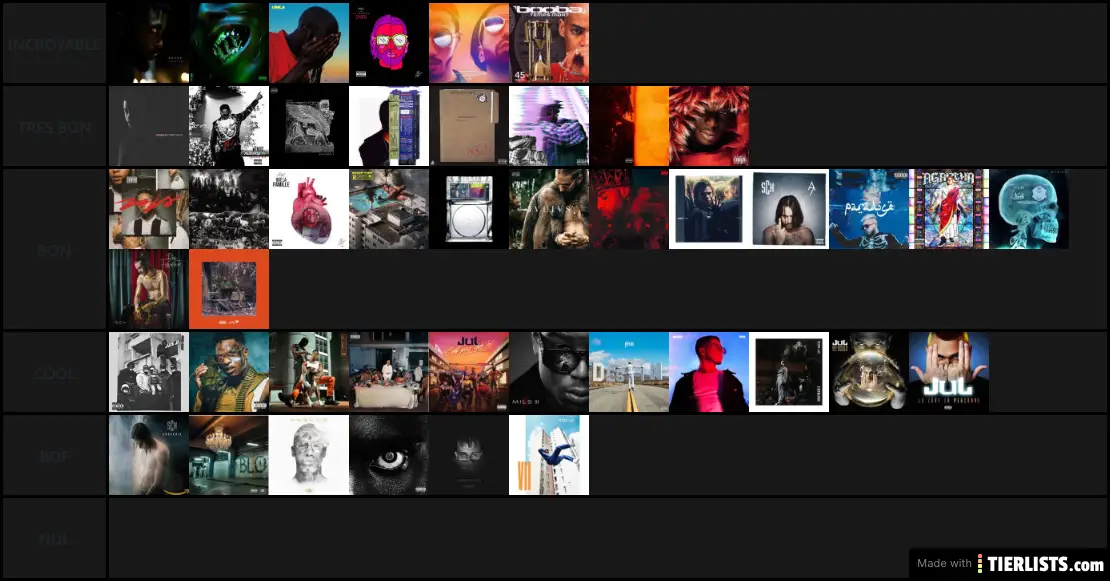 ALBUMS / MIXTAPES FR