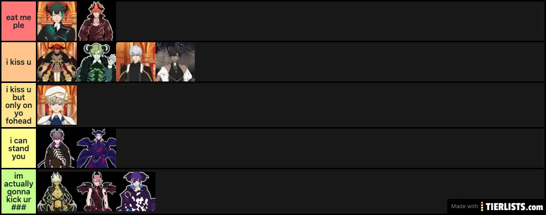 An Accurate Representation of My Feelings Towards These Characters