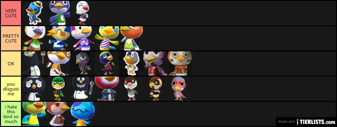 animal crossing birds