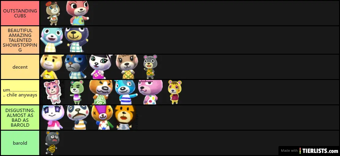 animal crossing cubs