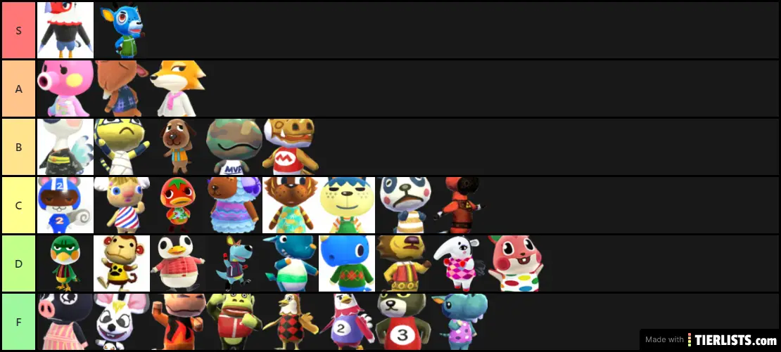 Animal Crossing Species