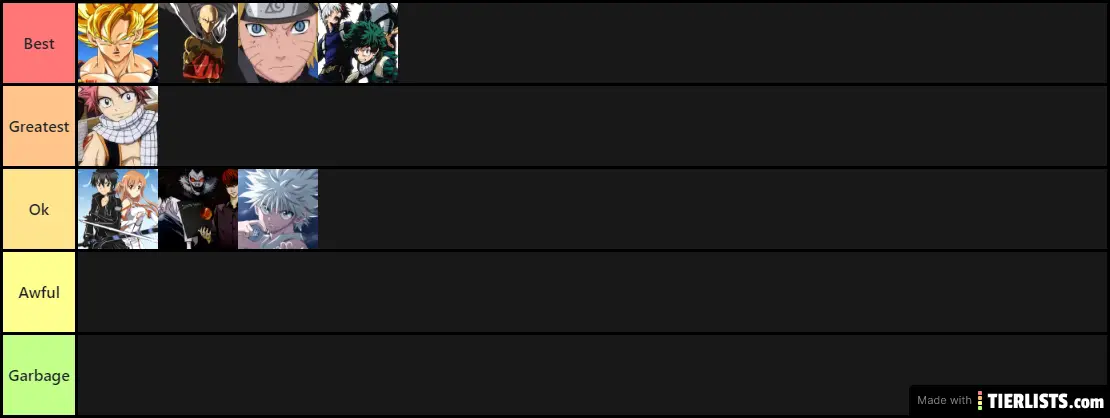 anime characters