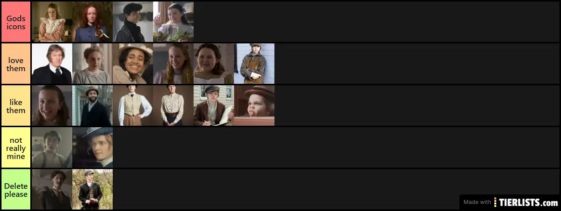 anne with an e characters