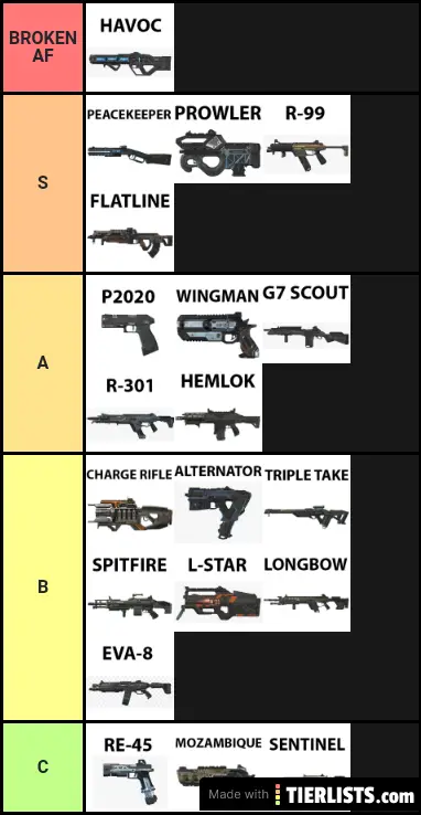Apex Legends weapons s4