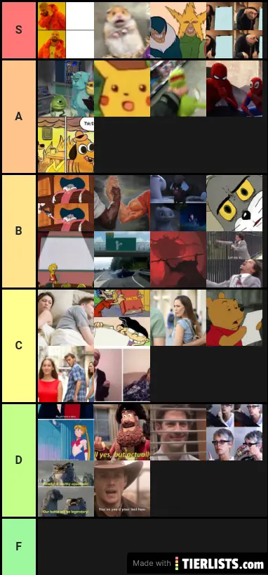 Autre meme tier list