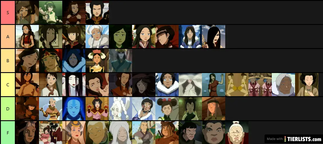 Avatar: The Last Airbender Best Girl