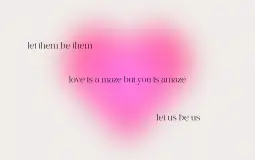 my (imaginary) love life