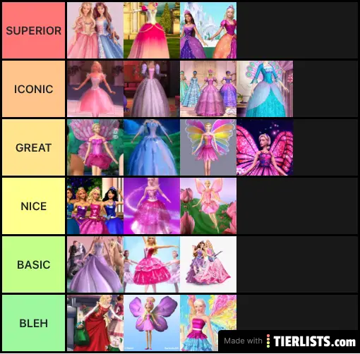 Barbie dresses