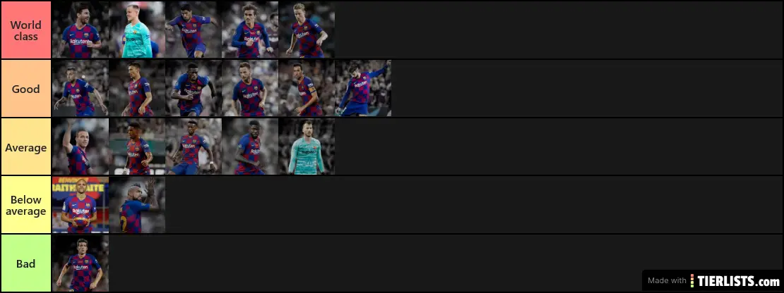 Barca players