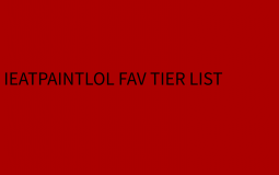 fan fav tier list