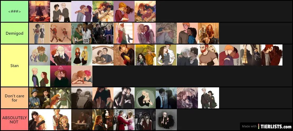 Best Harry Potter Ships