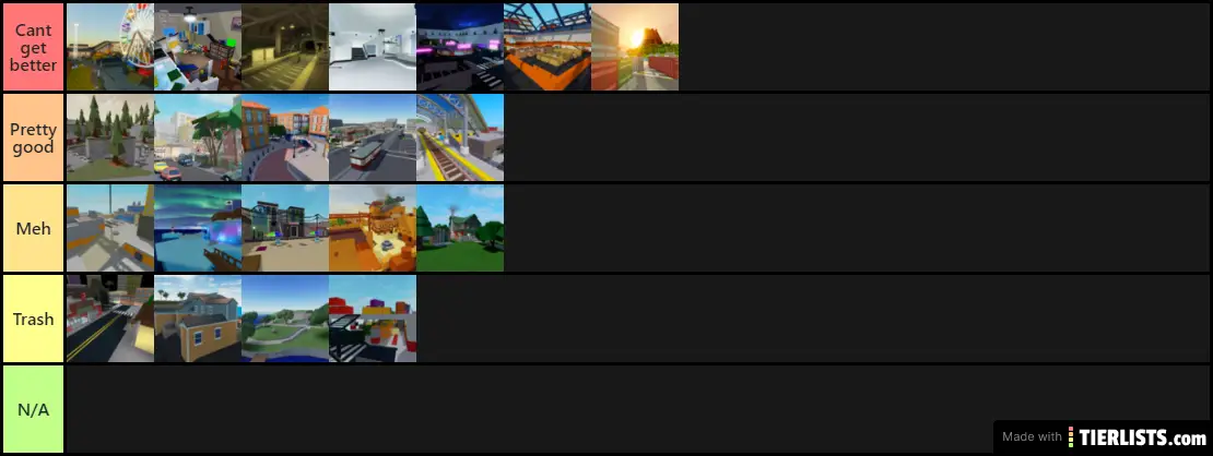 Best Roblox Arsenal Map's