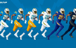 Chargers uniforms