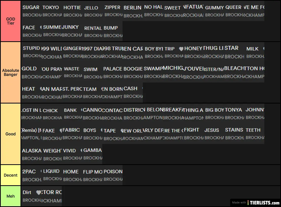 BH songs