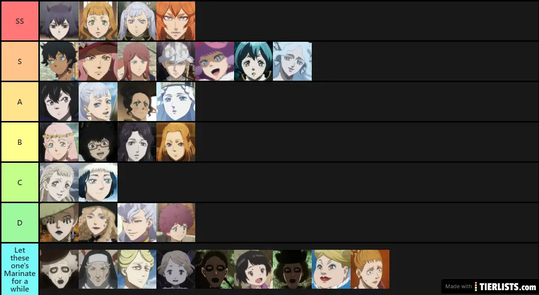 Black Clover Waifus