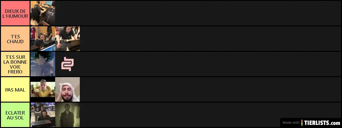 BLK HUMOUR TIERLIST