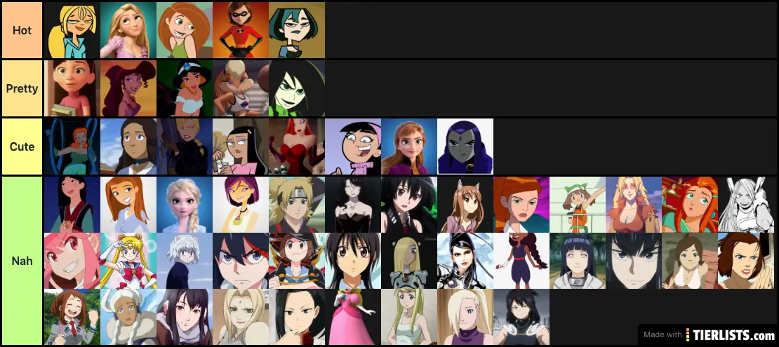 cartoon females
