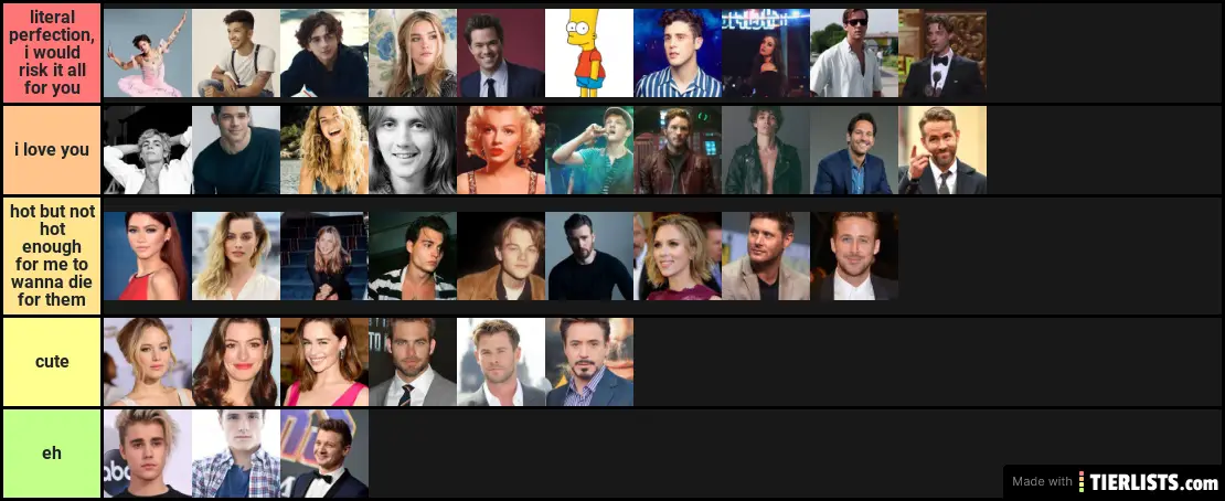 celebrity crushes ive had in the past 15 years