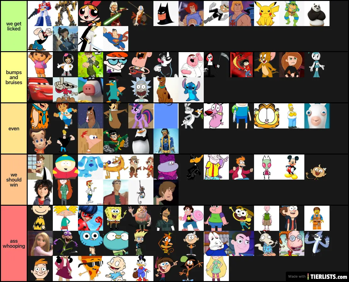 Characters we'd fight