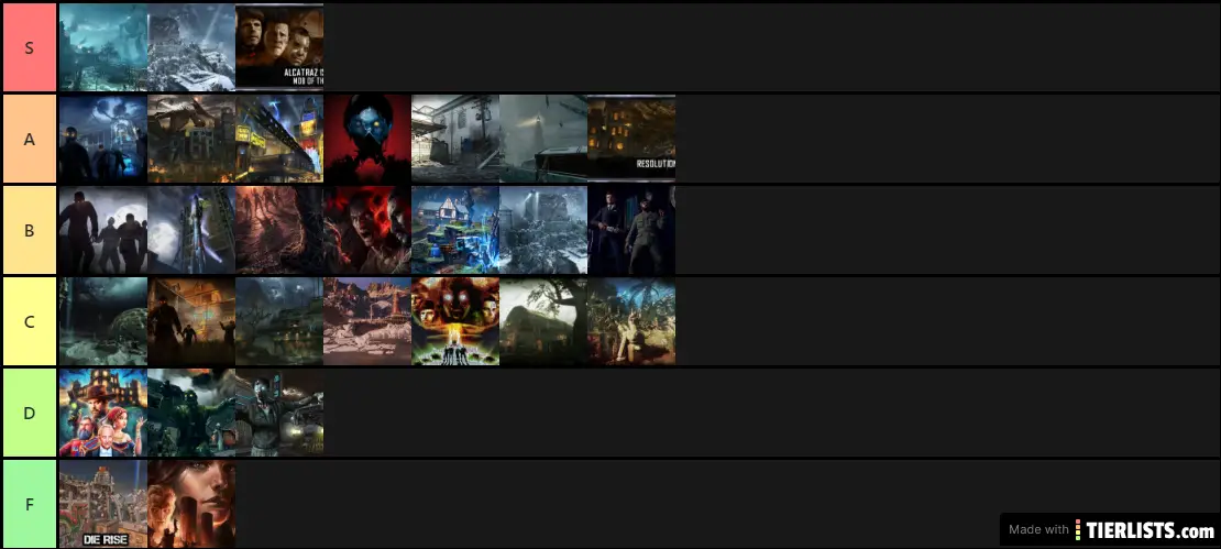 COD Zombies Maps