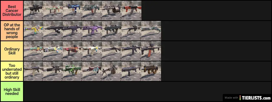 codm guns