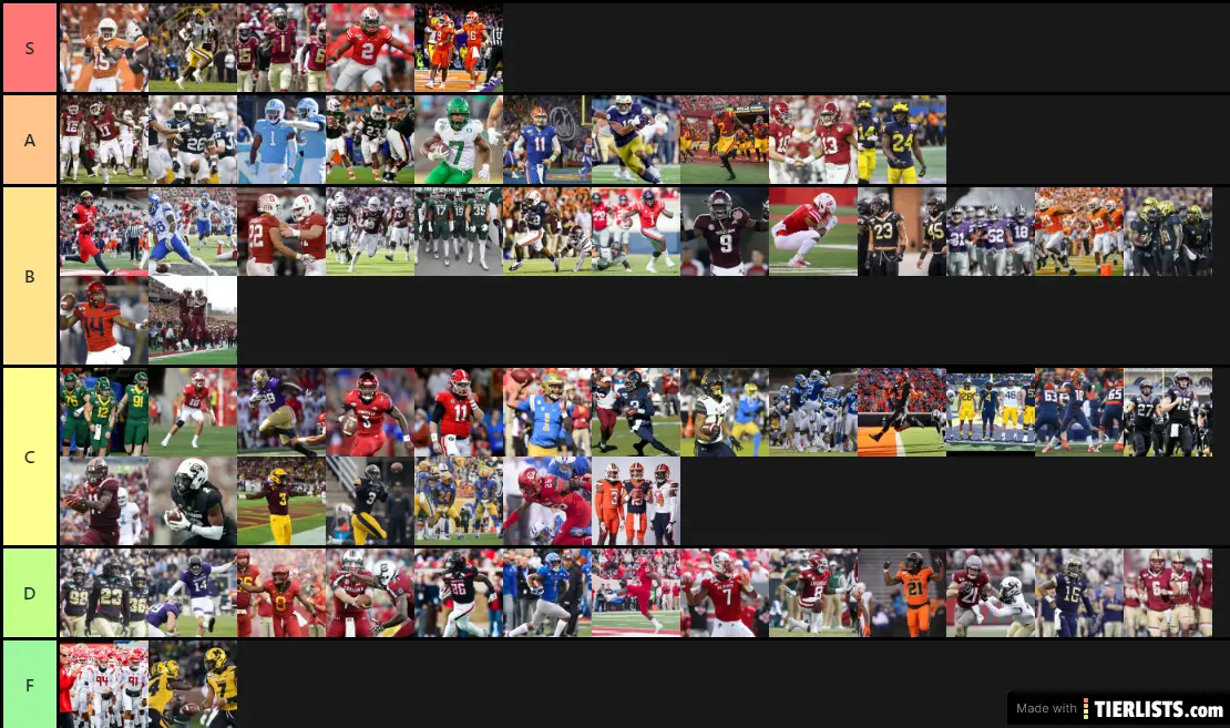College FB Jersey Tier