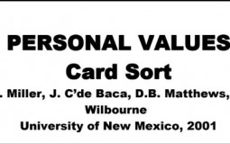 Personal Values Card Sort