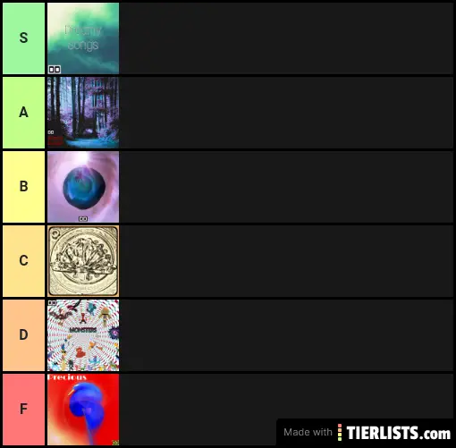 DD's Album Tier List