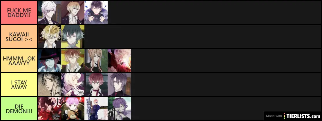 Diabolik Lovers Characters