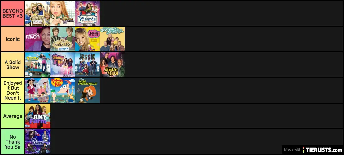 disney channel shows