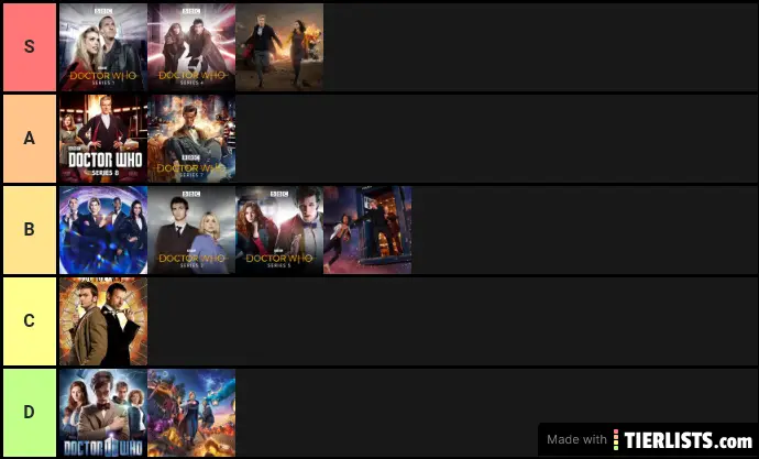 Doctor who series list