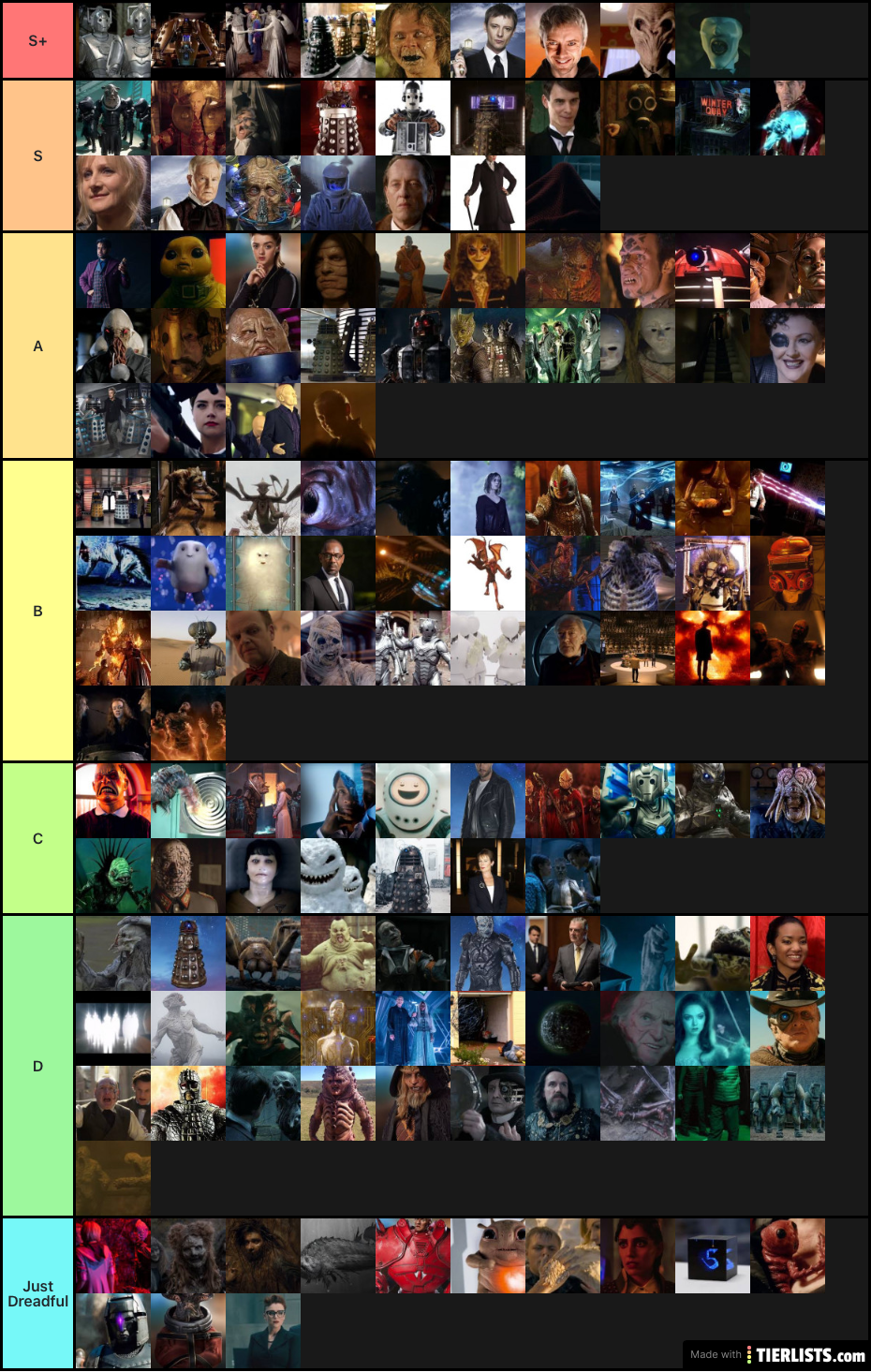 Dr who monsters and villains