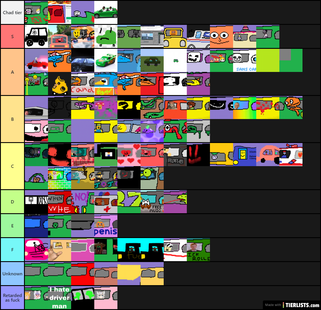 DRIVER MAN TIER LIST BY MUSHROOM MAN