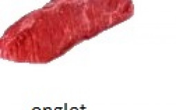 Les morceaux de viande de boeuf