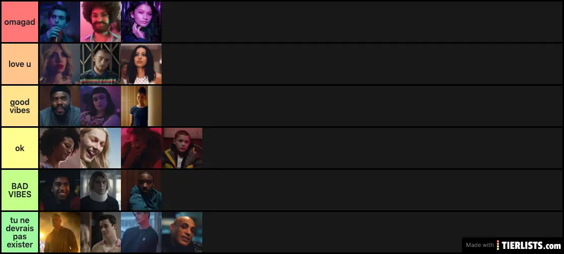 Euphoria Characters