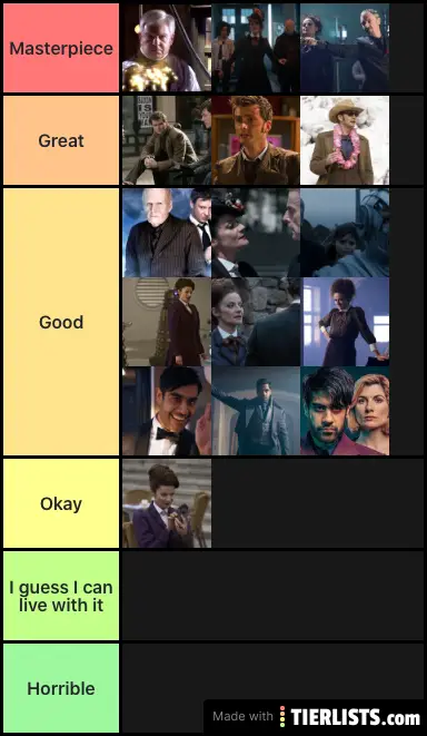 Every new who master episode ranked