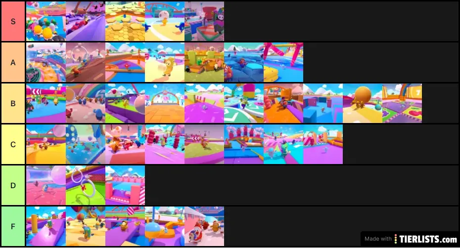Fall Guys Season 3 Minigames Tier List