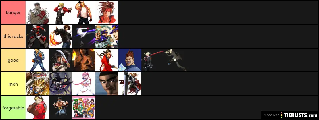 Fighting game MC theme's