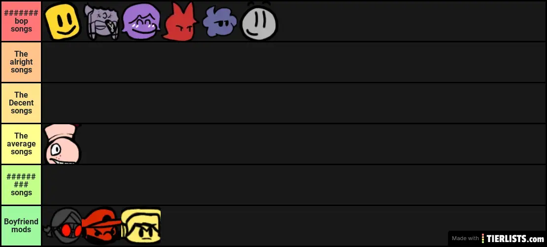 Fnf mod tier