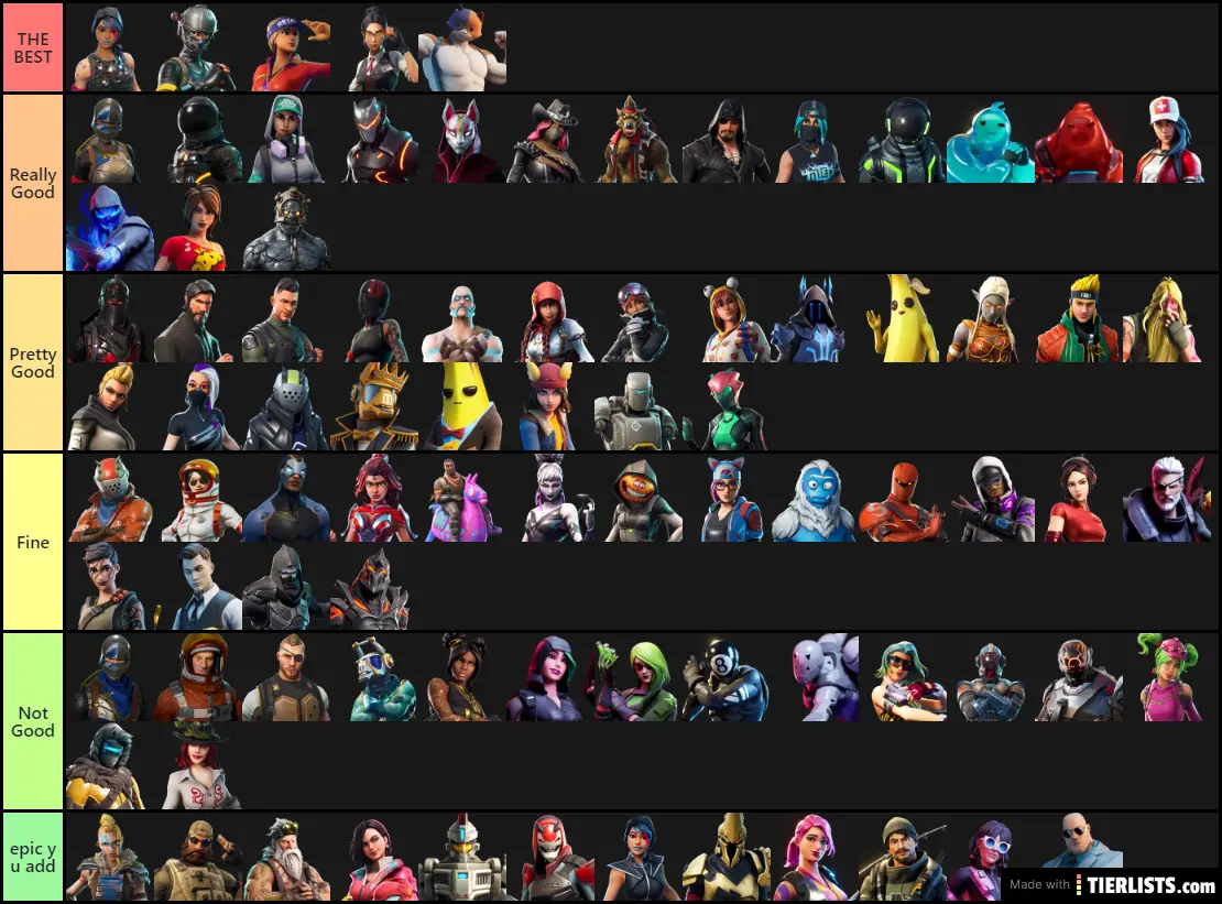 Fortnite Battle Pass Skins