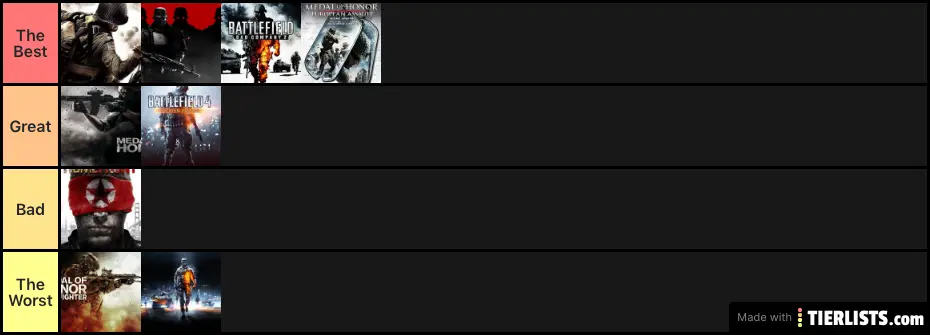 FPS games I remember playing