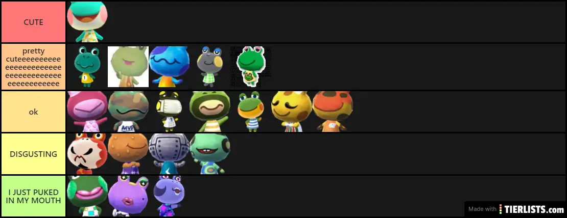 frogs from animal crossing