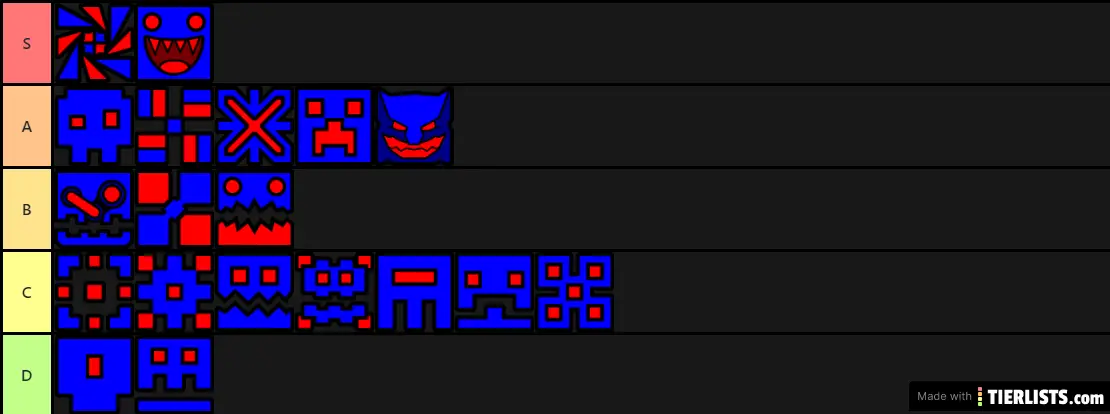 Geometry Dash Main Level Cubes