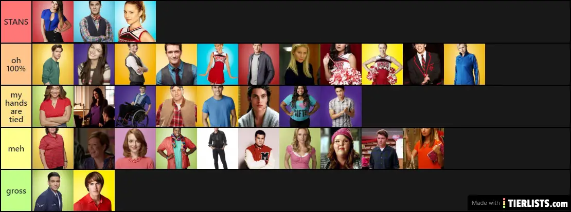 glee, cast